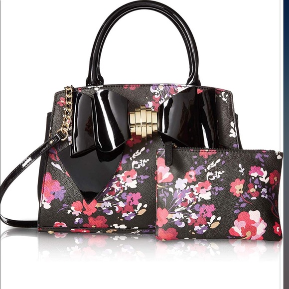 Handbags - Betsey Johnson Womens Bow Satchel